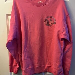 Hollister Sunrise Surf Club Pink Sweater